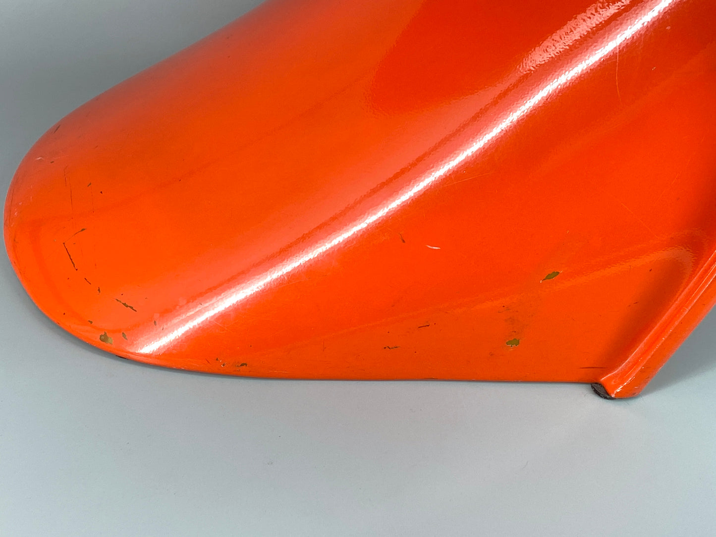 orangener Space Age Stuhl, Panton Vitra Replika