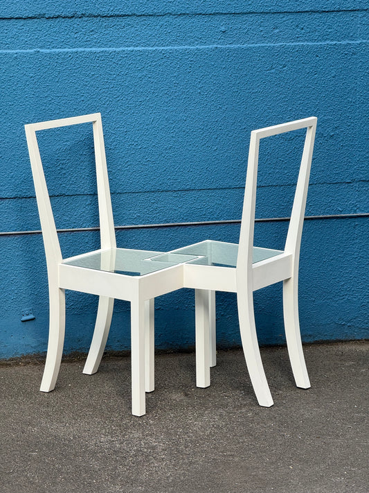Skulptur "Interlocking Chair" von Langlands & Bell, 1989, London