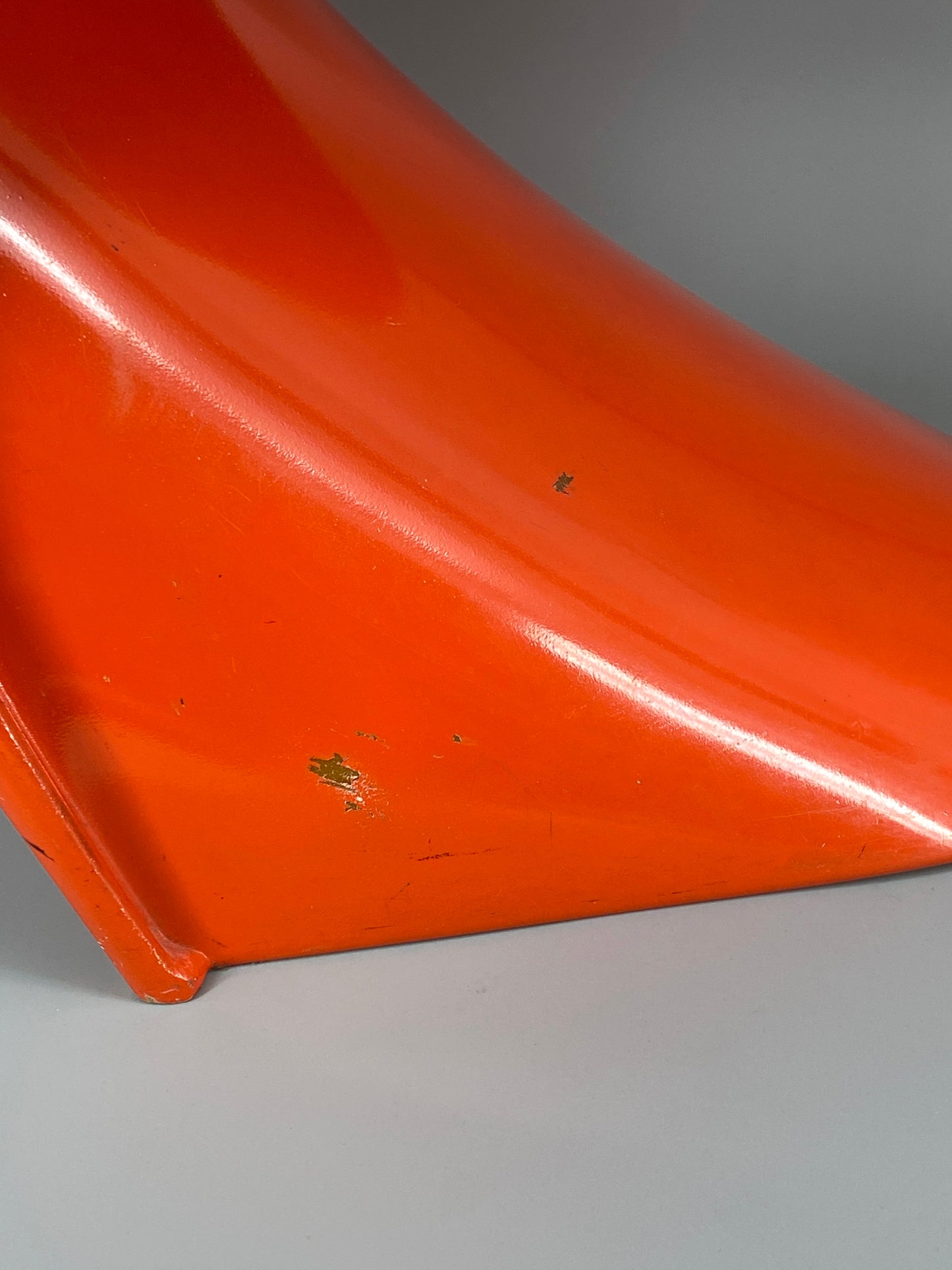 orangener Space Age Stuhl, Panton Vitra Replika