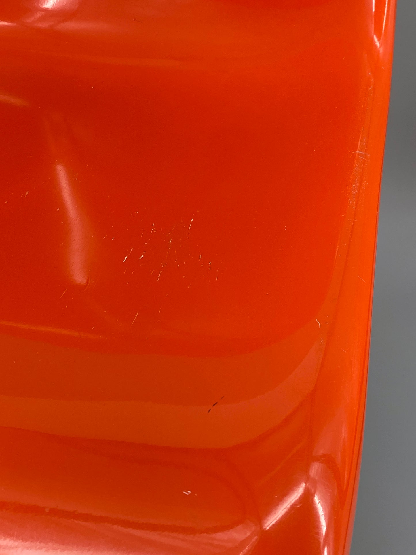 orangener Space Age Stuhl, Panton Vitra Replika
