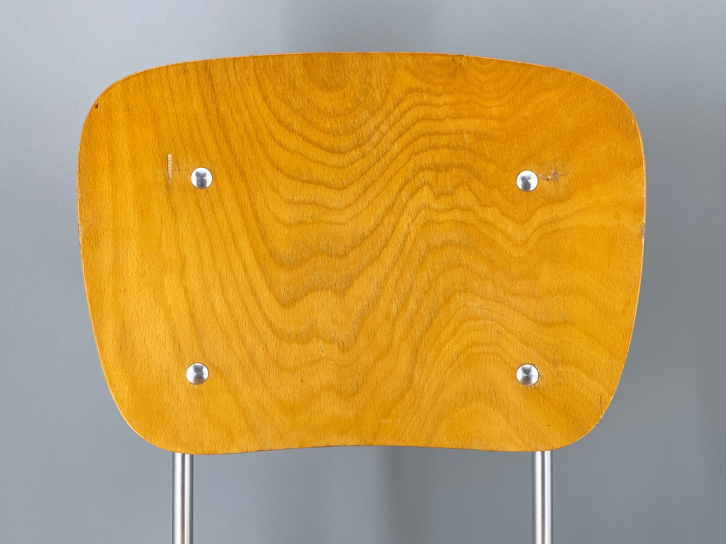 Stapelstuhl "Aluflex" von Armin Wirth, hergestellt durch Stollinger & Söhne, Zürich 50er