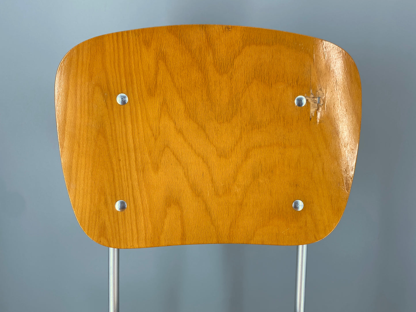 Stapelstuhl "Aluflex" von Armin Wirth, hergestellt durch Stollinger & Söhne, Zürich 50er