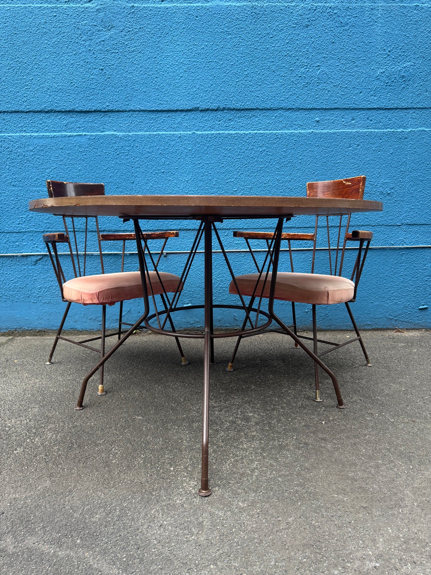 Tisch mit Stühlen von Richard McCarthy für Selrite, USA, 1950er Jahre