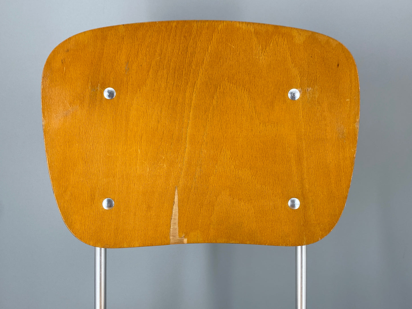 Stapelstuhl "Aluflex" von Armin Wirth, hergestellt durch Stollinger & Söhne, Zürich 50er