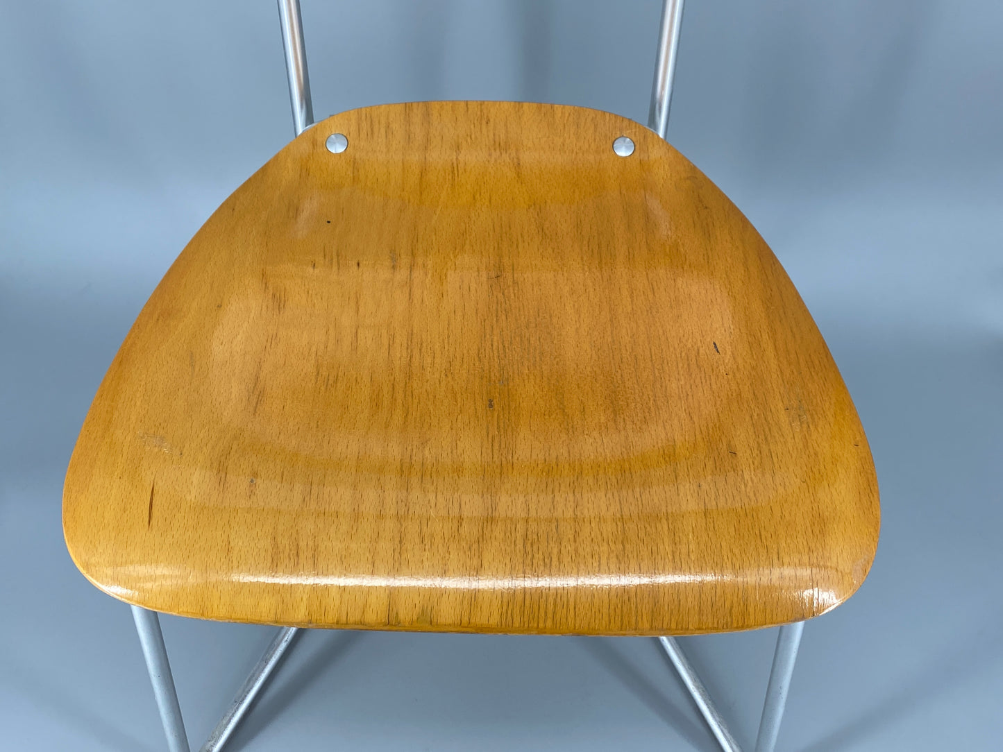 Stapelstuhl "Aluflex" von Armin Wirth, hergestellt durch Stollinger & Söhne, Zürich 50er