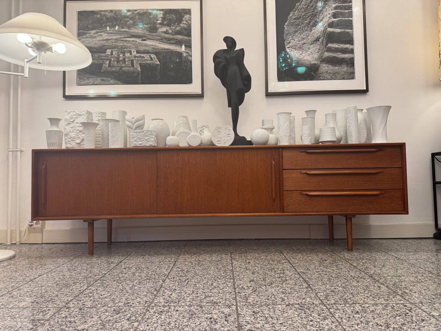 Sideboard aus Teak, Dänemark, 60er Jahre