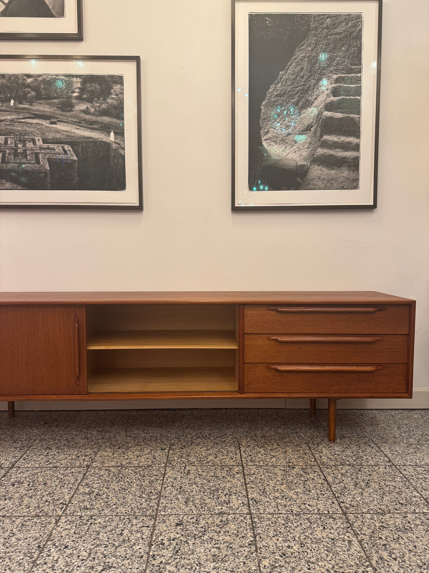Sideboard aus Teak, Dänemark, 60er Jahre