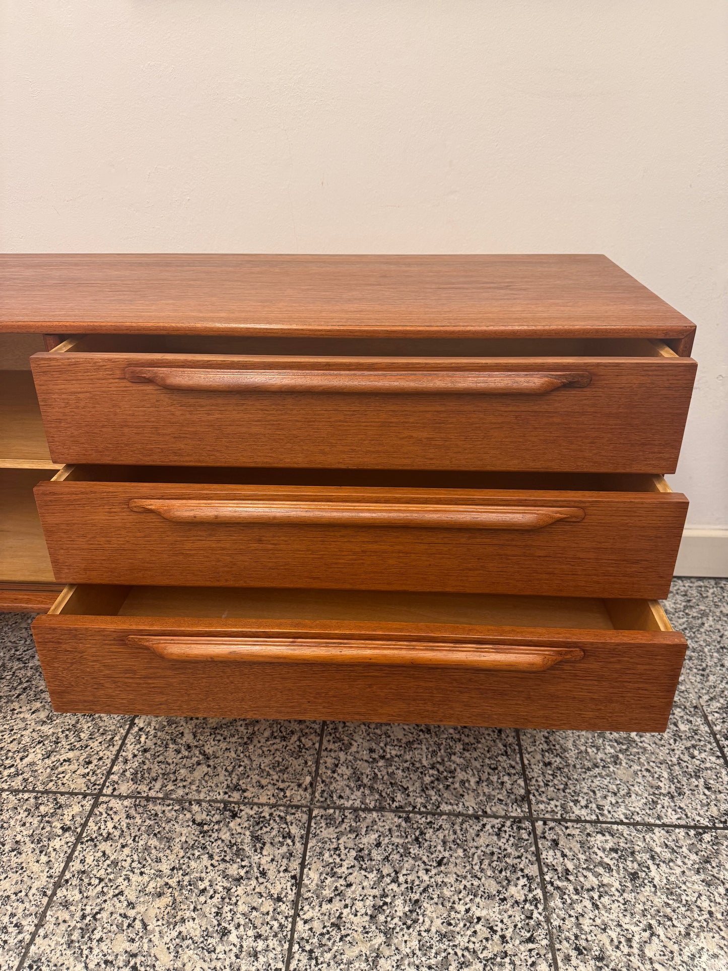 Sideboard aus Teak, Dänemark, 60er Jahre