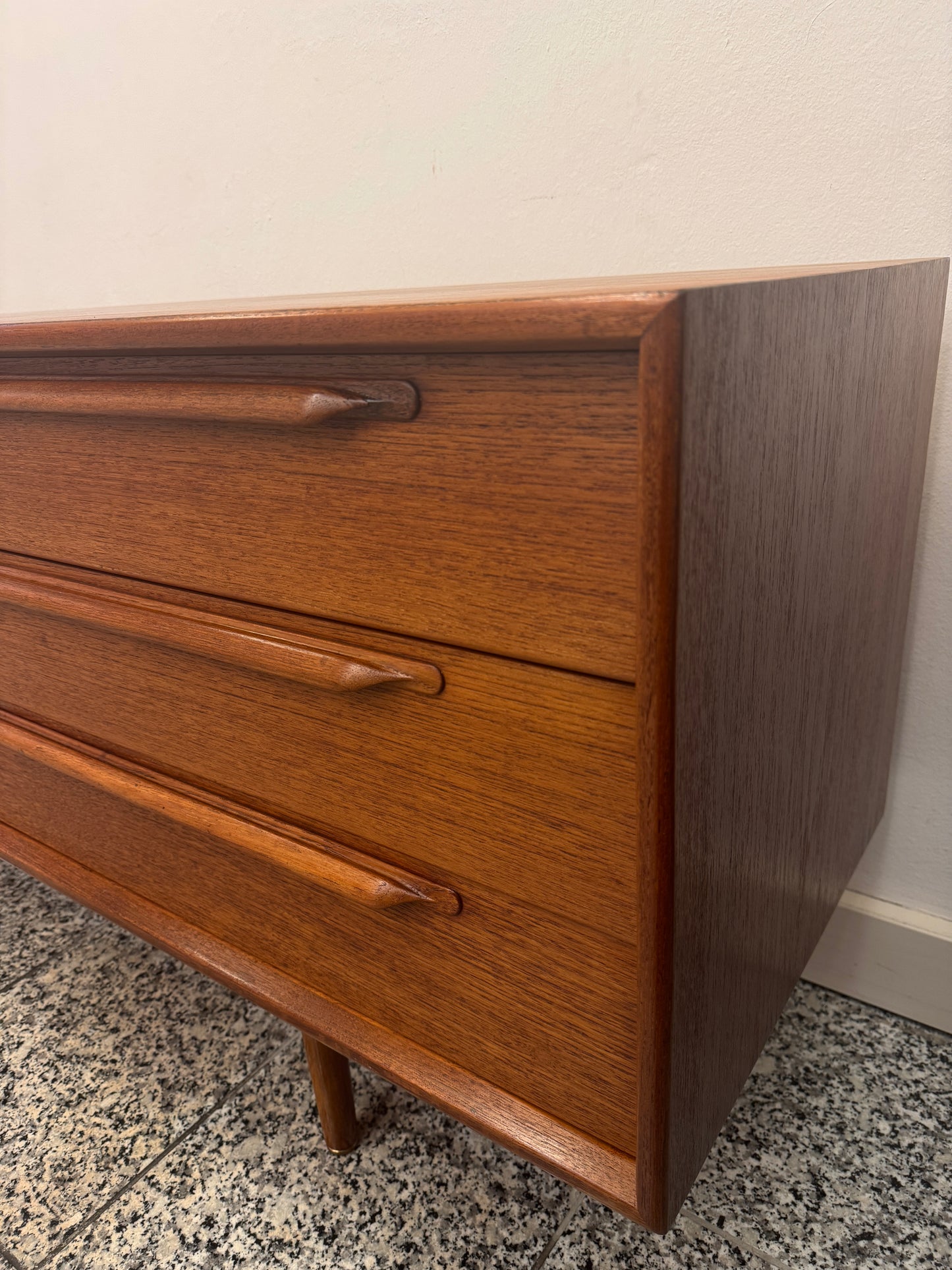 Sideboard aus Teak, Dänemark, 60er Jahre