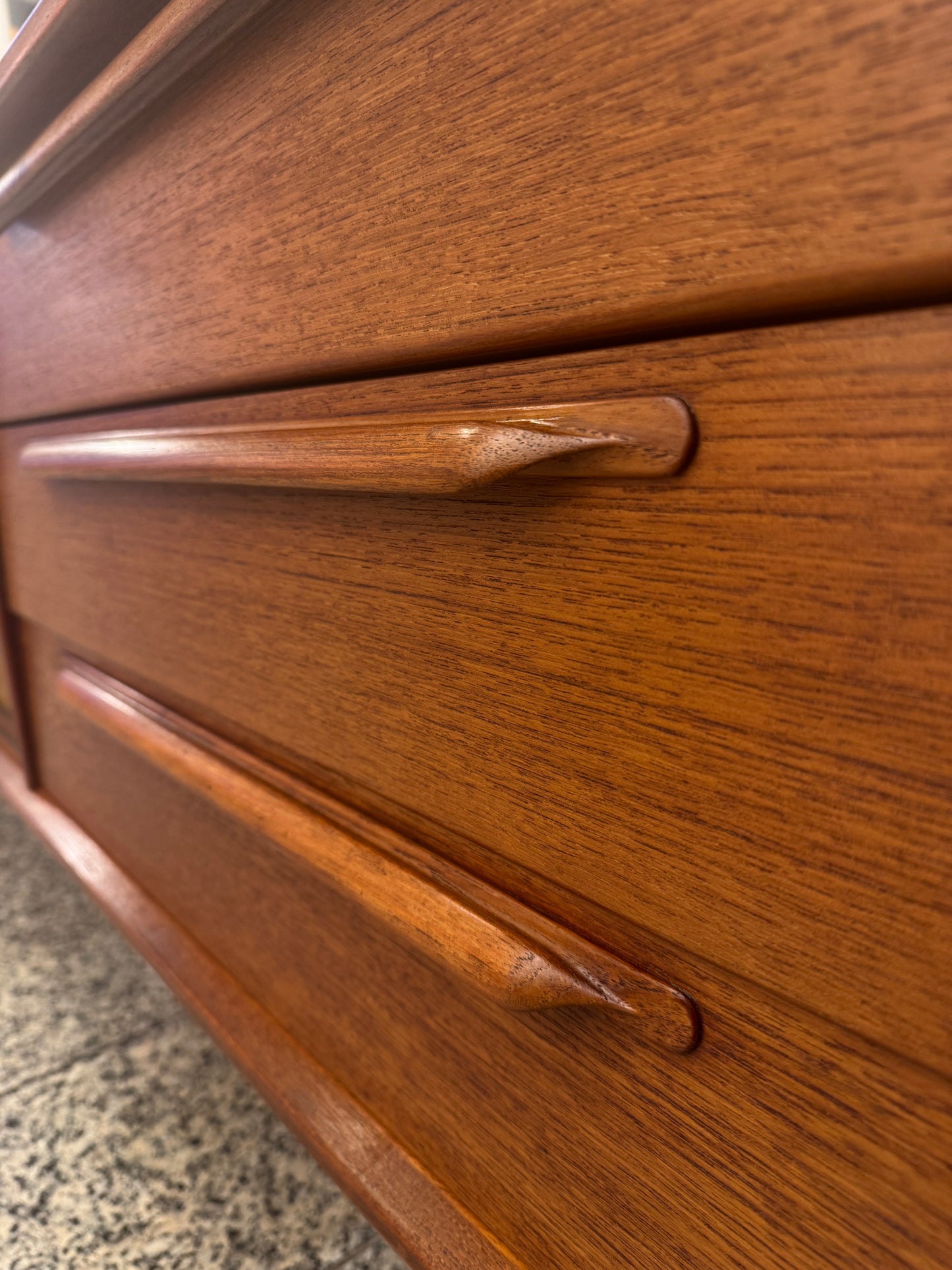 Sideboard aus Teak, Dänemark, 60er Jahre
