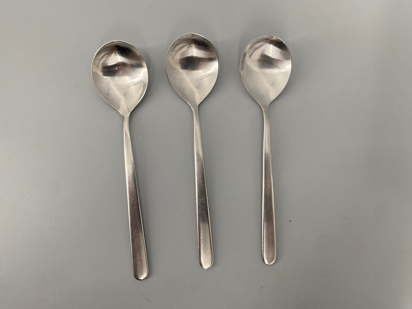 Drei, kleine Löffel aus der 2726 Serie von Carl Pott für Hugo Pott, Solingen, Deutschland 1970er