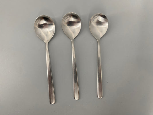 Drei, kleine Löffel aus der 2726 Serie von Carl Pott für Hugo Pott, Solingen, Deutschland 1970er