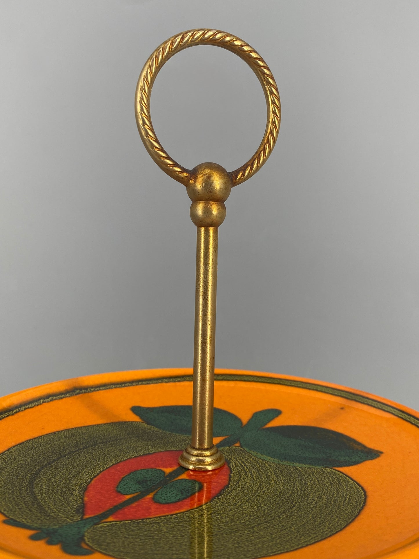 Etagere von Wächtersbach aus Keramik mit Apfelmotiv, 70er