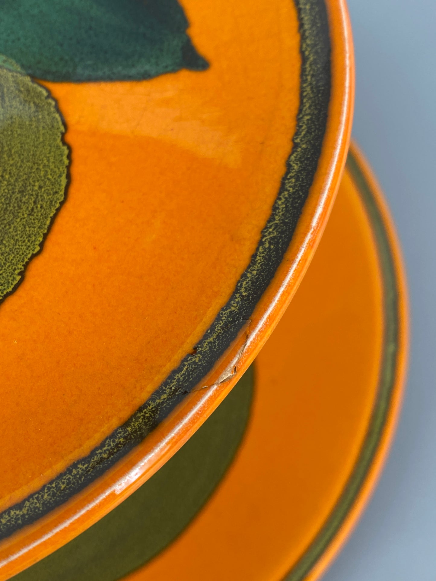 Etagere von Wächtersbach aus Keramik mit Apfelmotiv, 70er