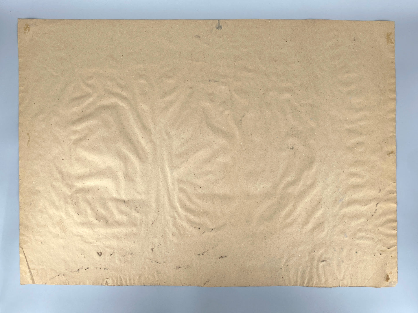 Expressives Pastellgemälde "Szene an den Kabinen im Gegenlicht" mit der Signatur "Ralf", 1985