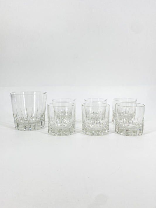6x Whiskygläser mit Eiskübel "Patricia" von Wilhelm Wagenfeld für Rosenthal