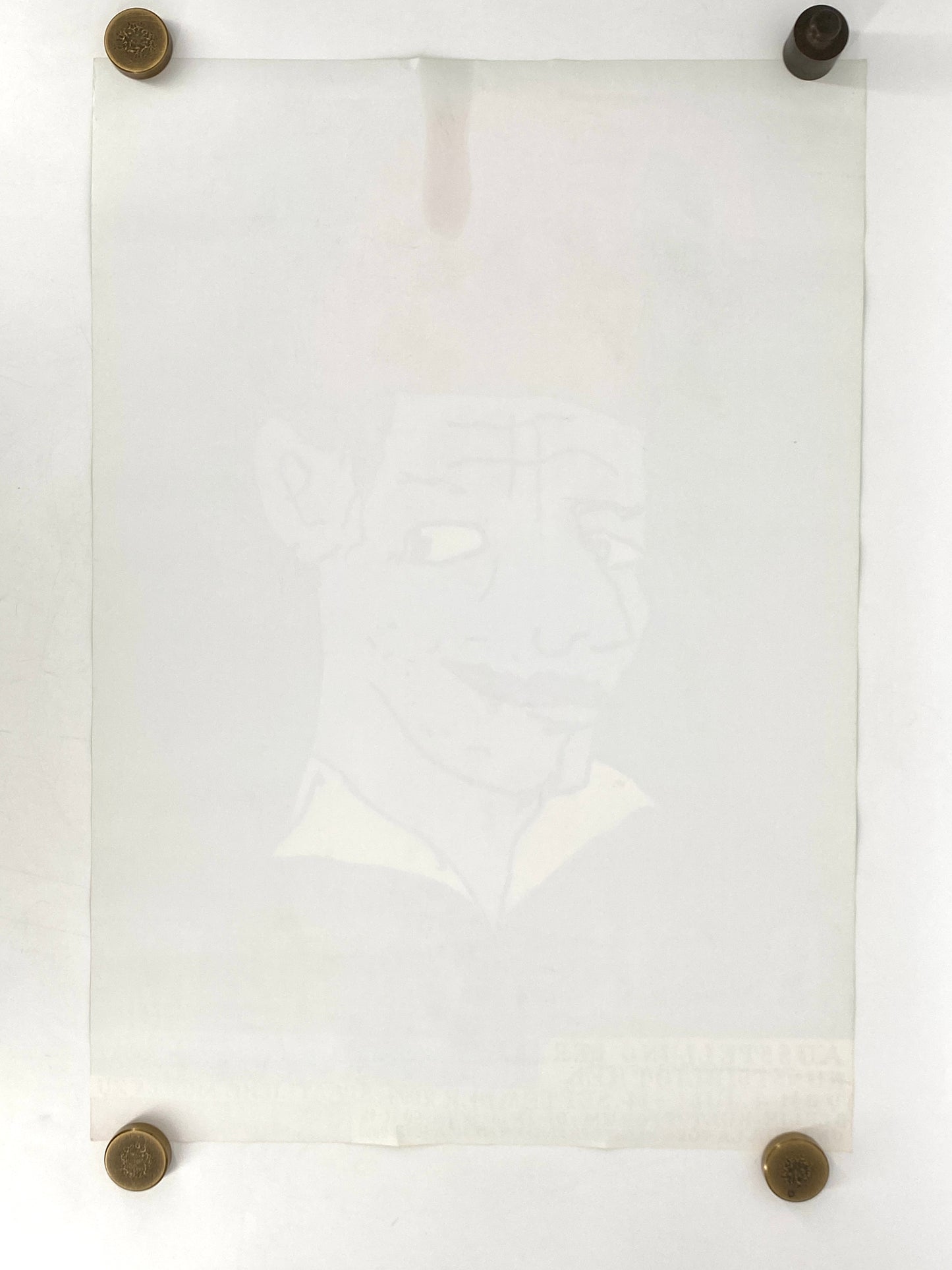 Ausstellungsplakat für SMB Kunstbibliothek zur Ausstellung „Helmut Brade. Plakate“, Berlin 2003