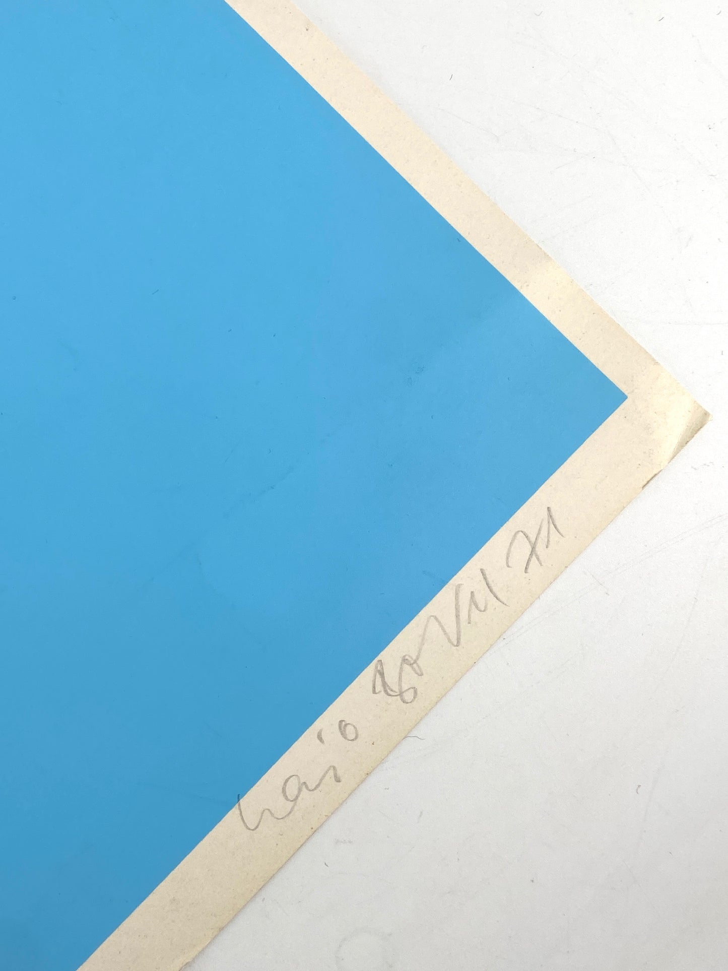 Farbsiebdruck "Il ritorno di ricciolo" von Hajo Bötel, Edition der Griffelkunst-Vereinigung, Hamburg 1971
