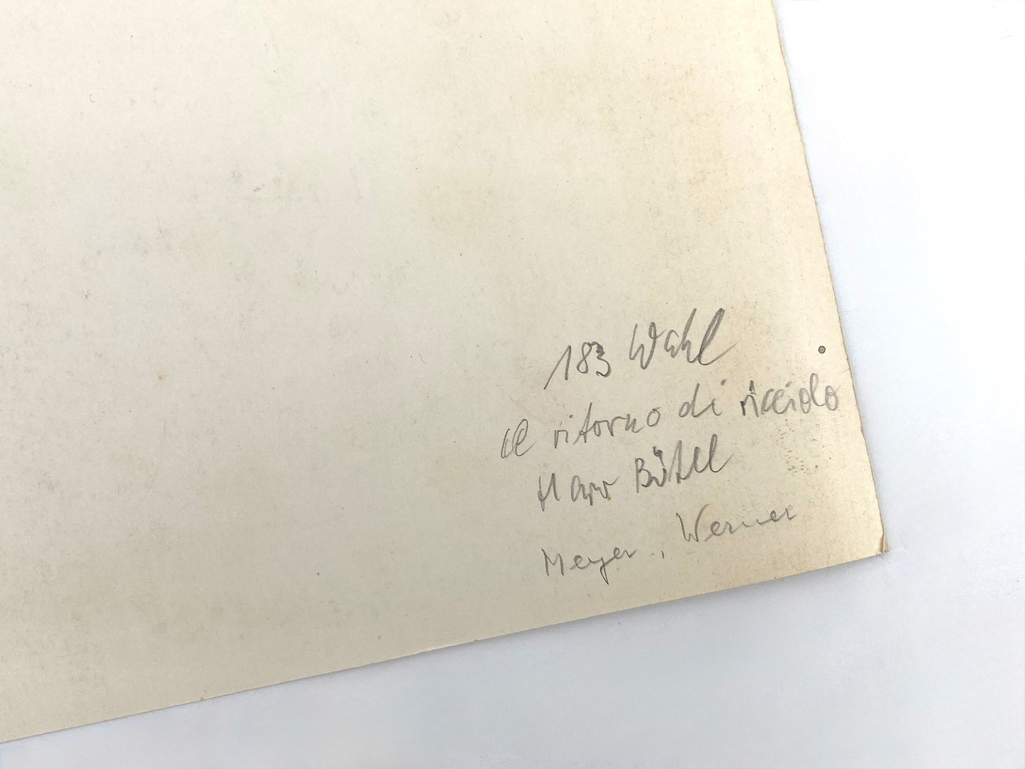 Farbsiebdruck "Il ritorno di ricciolo" von Hajo Bötel, Edition der Griffelkunst-Vereinigung, Hamburg 1971