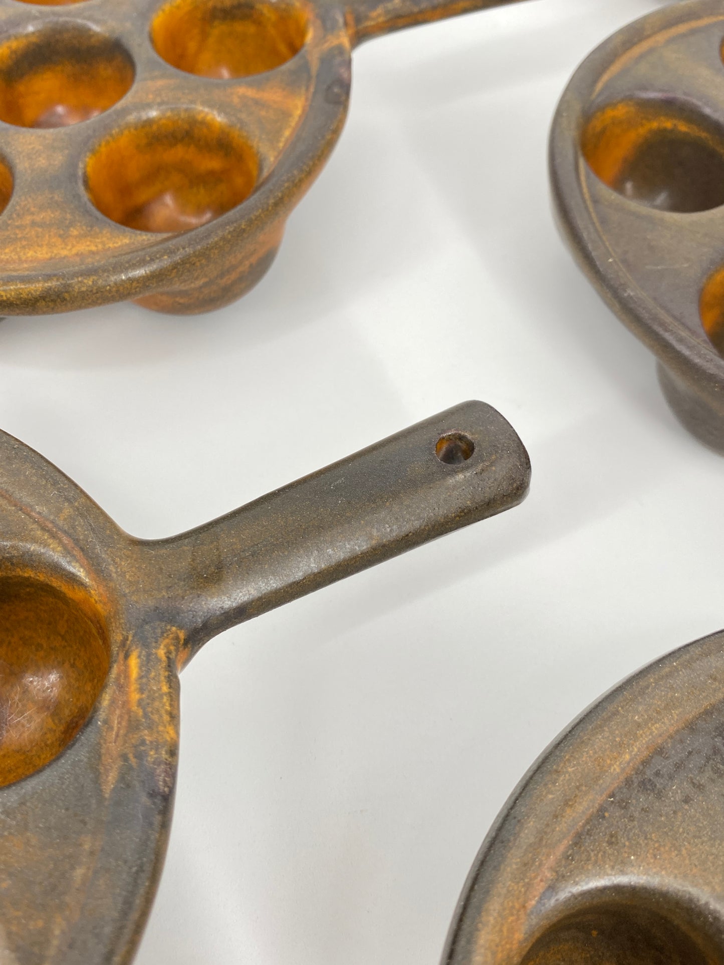 6x Keramik Schneckenpfännchen von Heisterholz