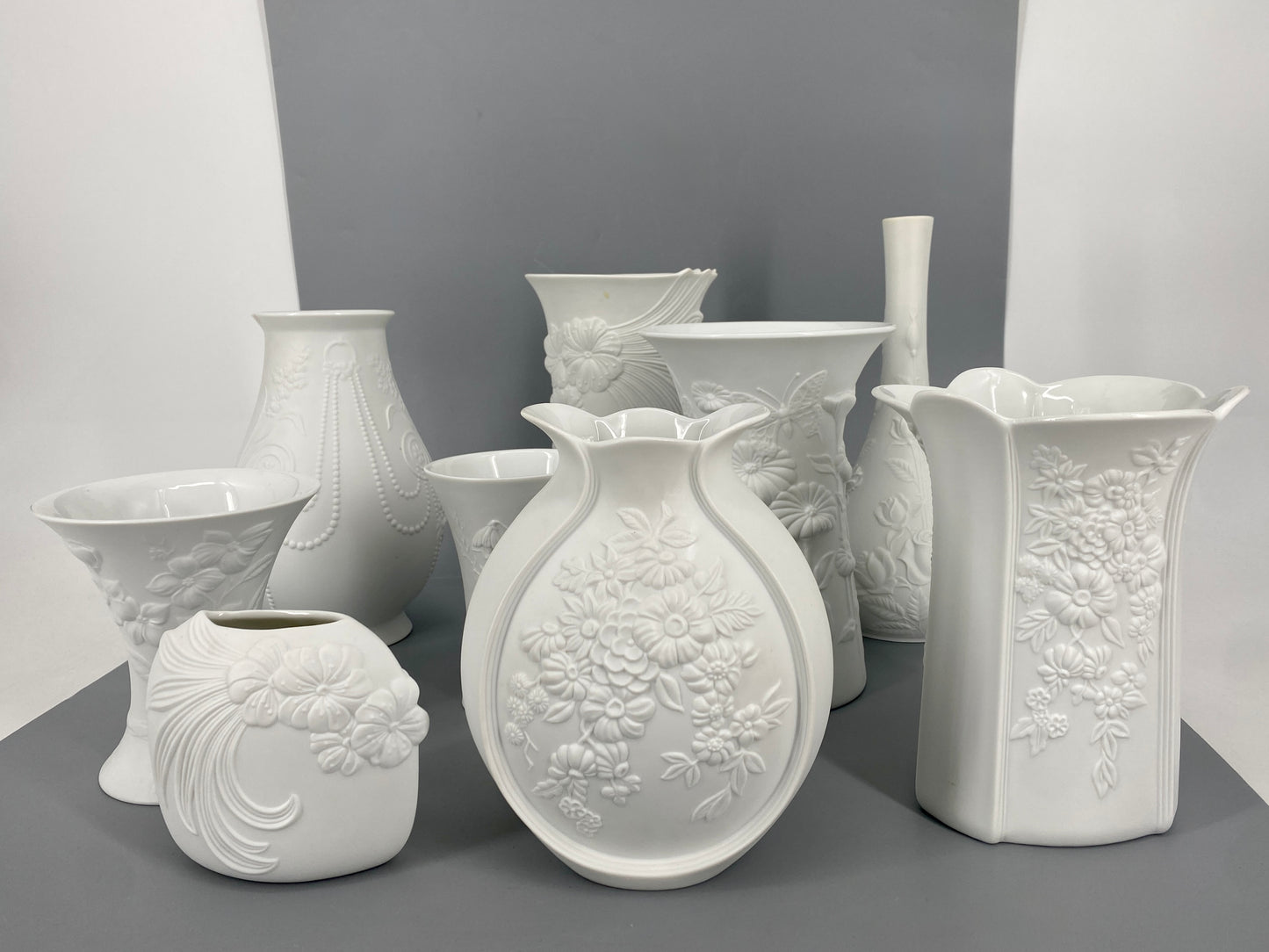 Konvolut an Vasen von Kaiser, Westdeutschland, 1972