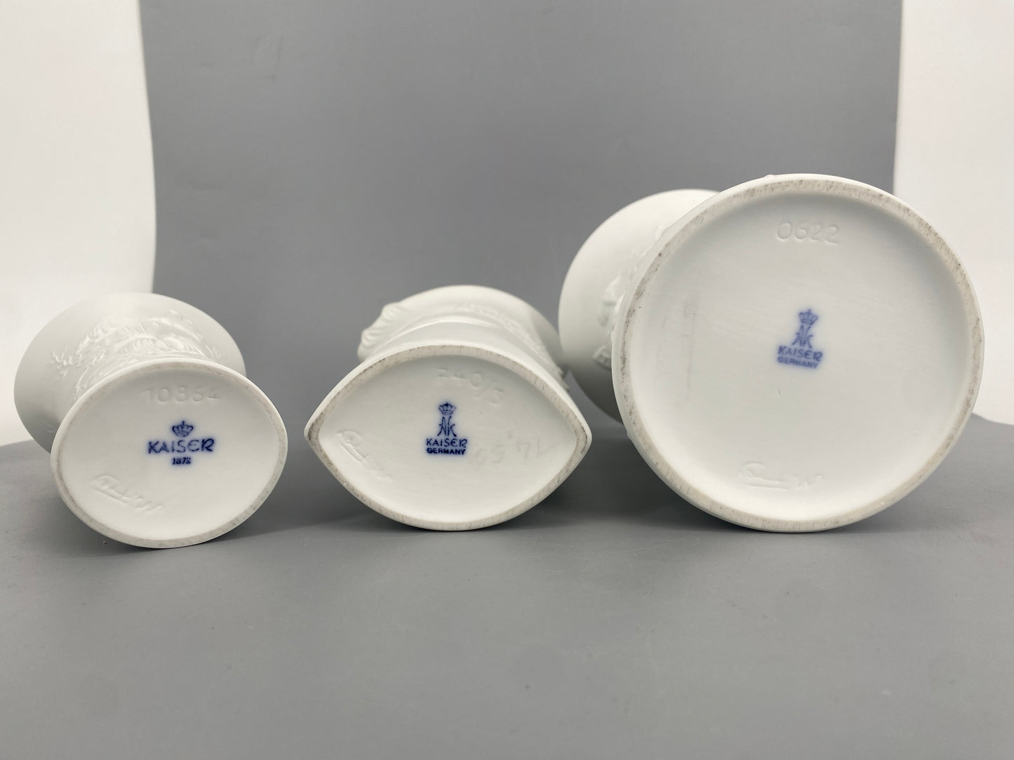 Konvolut an Vasen von Kaiser, Westdeutschland, 1972