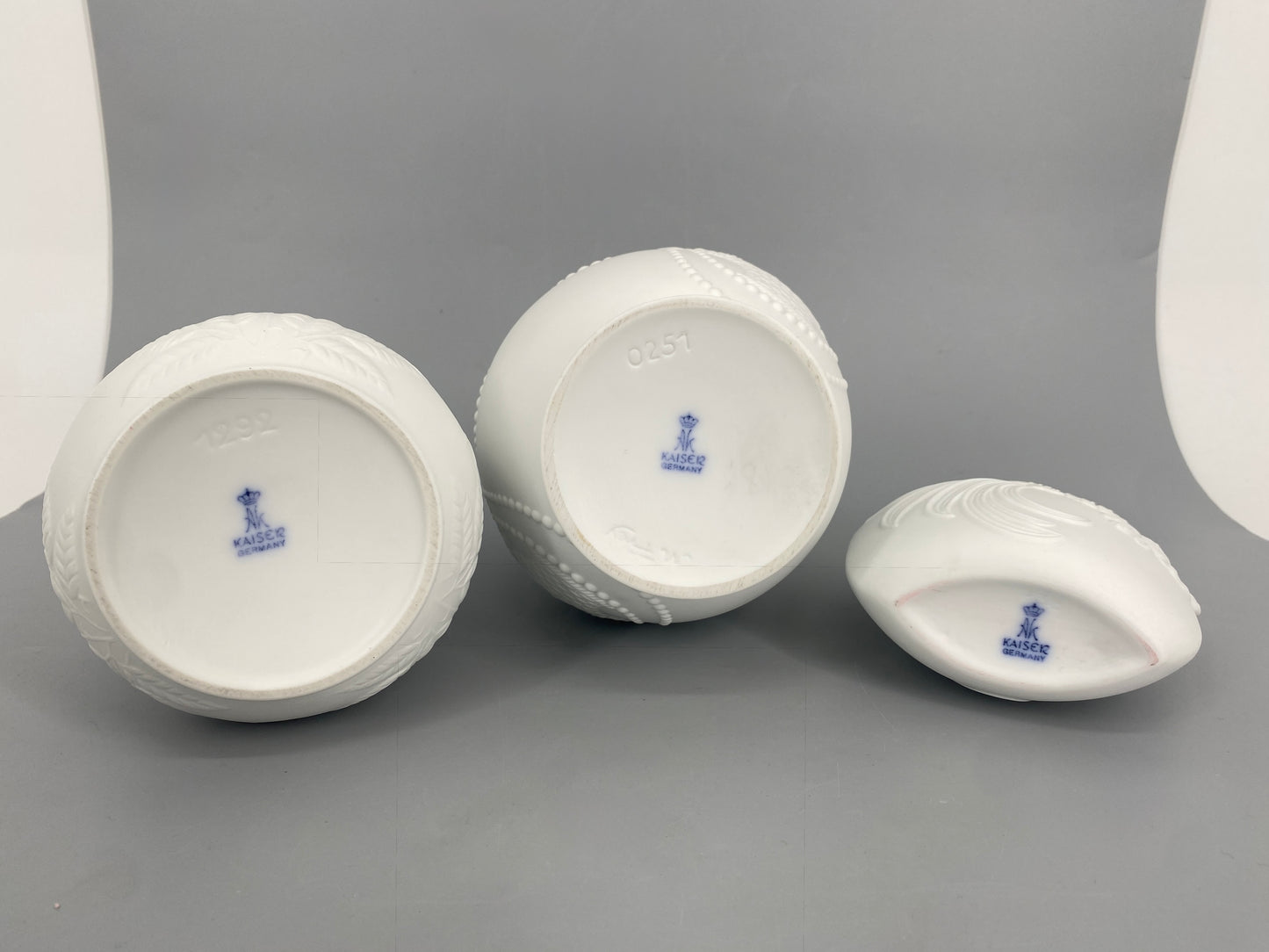 Konvolut an Vasen von Kaiser, Westdeutschland, 1972