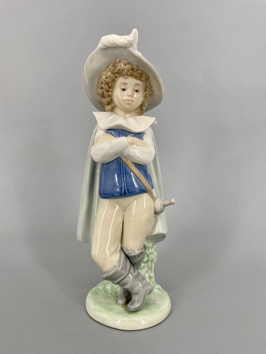 Porzellanfigur "Good Swordsman" von Nao by Lladró, Spanien, 1987