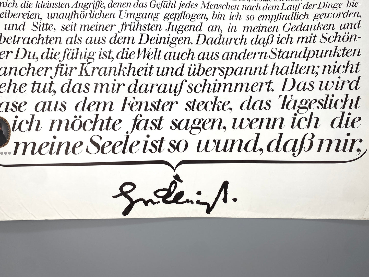 Literaturplakat, Heinrich Von Kleist zum 200 Geburtstag. Jubiläum, Akademie der Künste Berlin