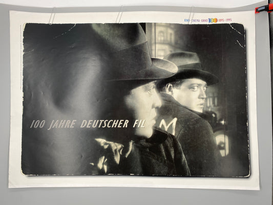 Plakat M-Eine Stadt sucht Ihren Mörder. Kinemathek Berlin, 100 Jahre deutscher Film