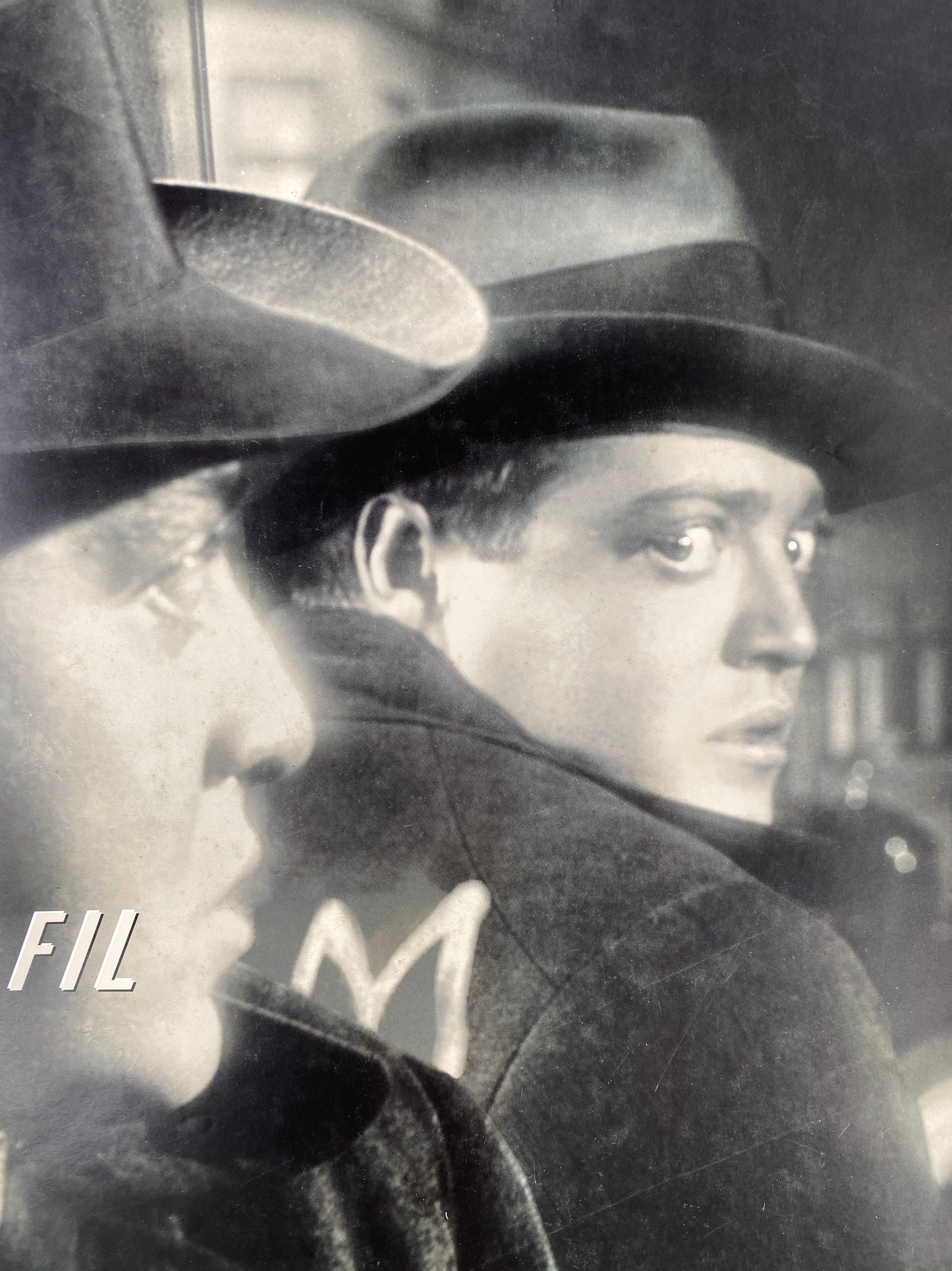 Plakat M-Eine Stadt sucht Ihren Mörder. Kinemathek Berlin, 100 Jahre deutscher Film