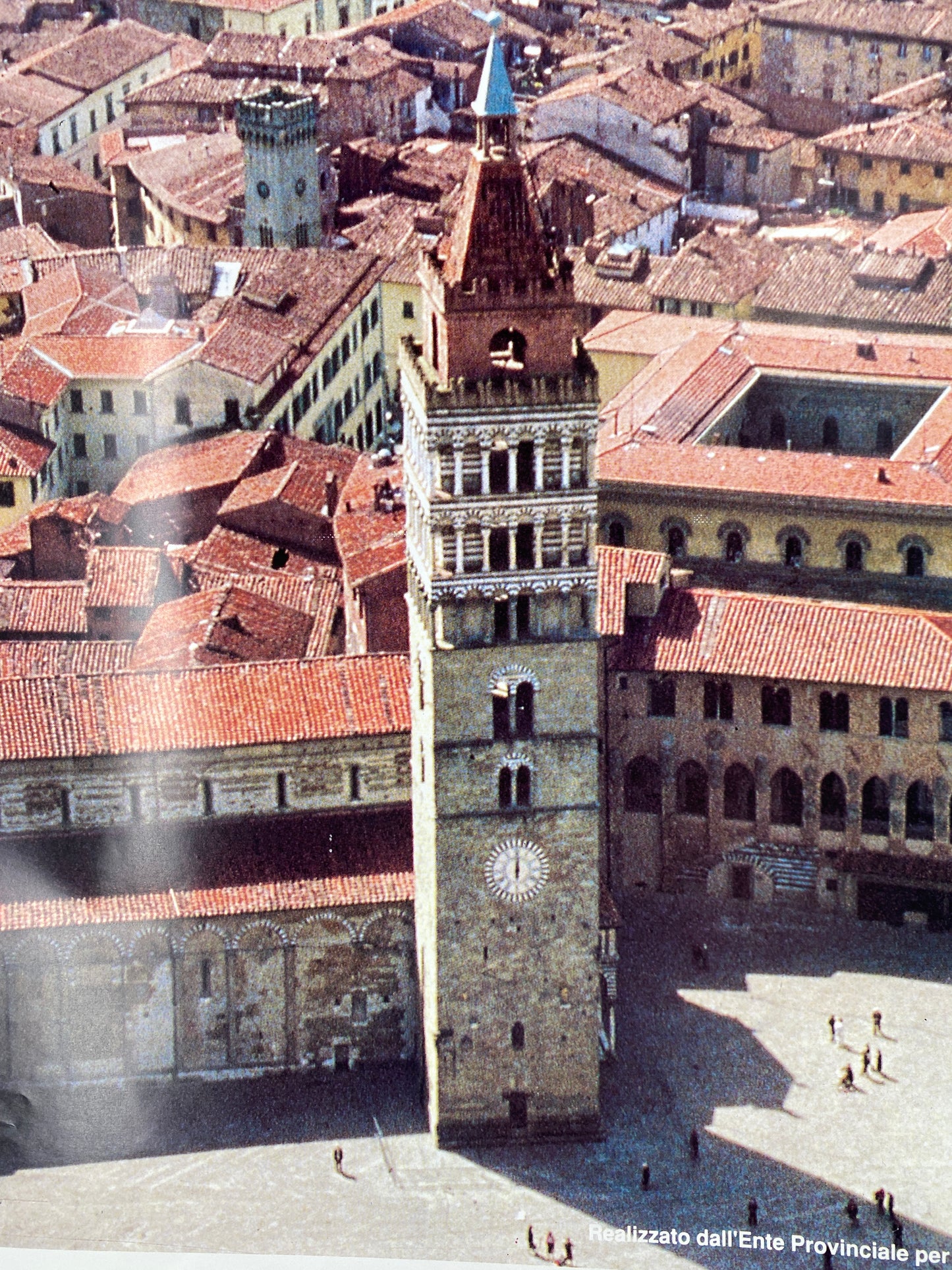 Pistoia, Italien. Cattedrale di San Zeno, Vintage Panorama-Poster