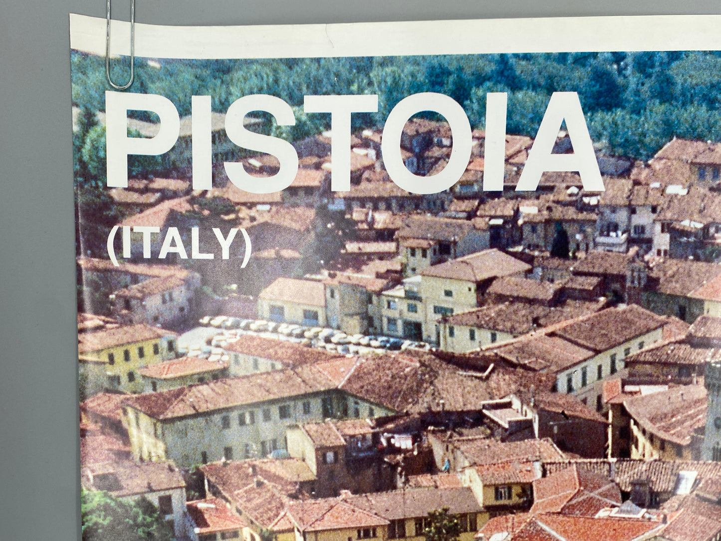 Pistoia, Italien. Cattedrale di San Zeno, Vintage Panorama-Poster