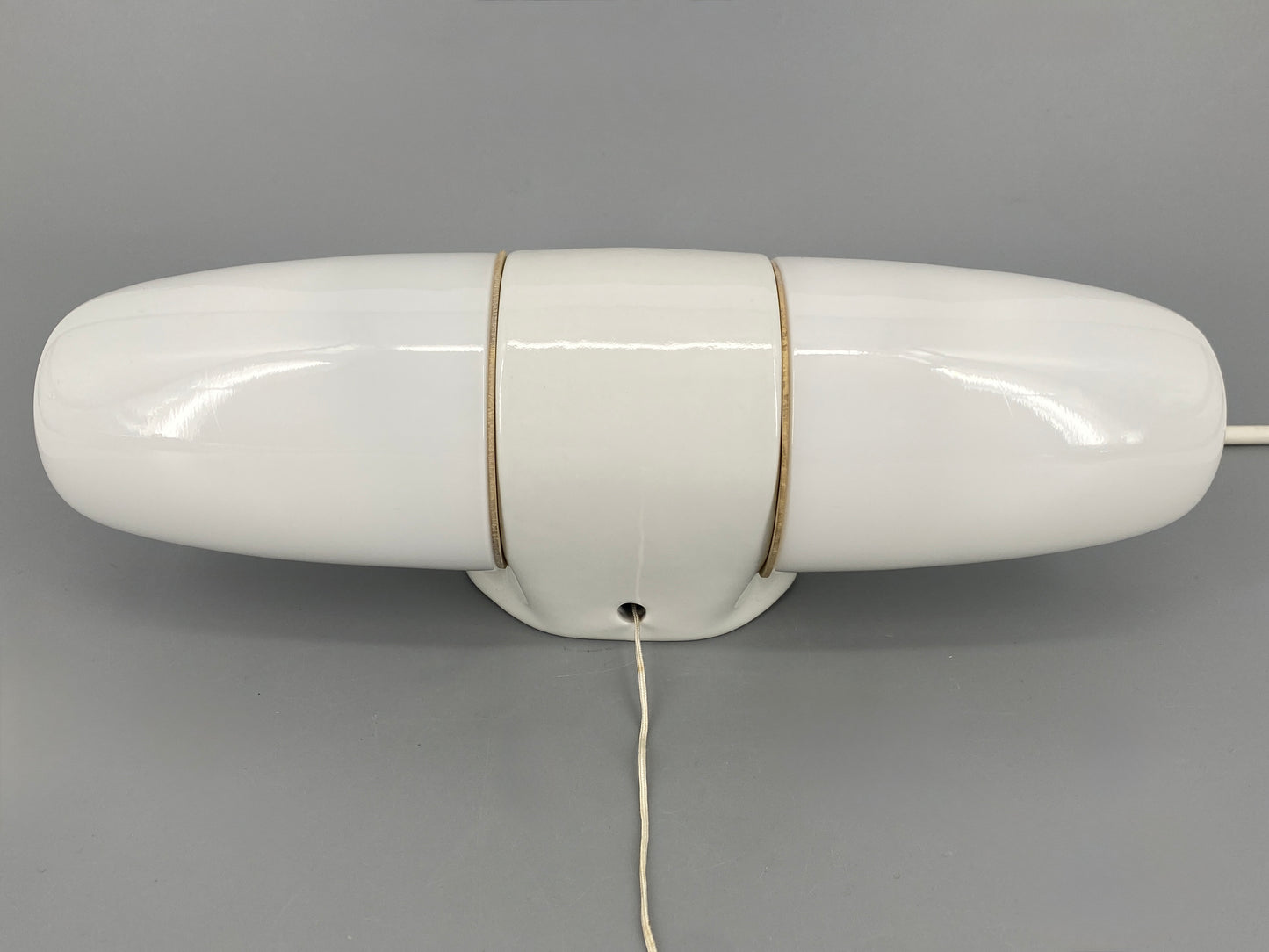 Zeitlose Wandlampe / Spiegellampe "6078Z" von Wilhelm Wagenfeld für Lindner mit Zugschalter, 50er