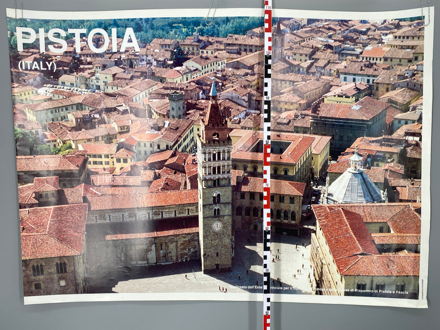 Pistoia, Italien. Cattedrale di San Zeno, Vintage Panorama-Poster