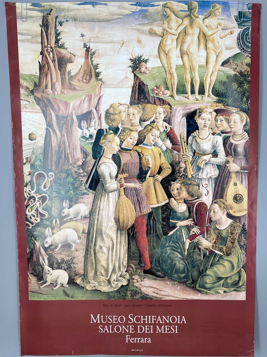Poster Museo Schifanoia, Francesco Del Cossa - Triumph der Venus/April