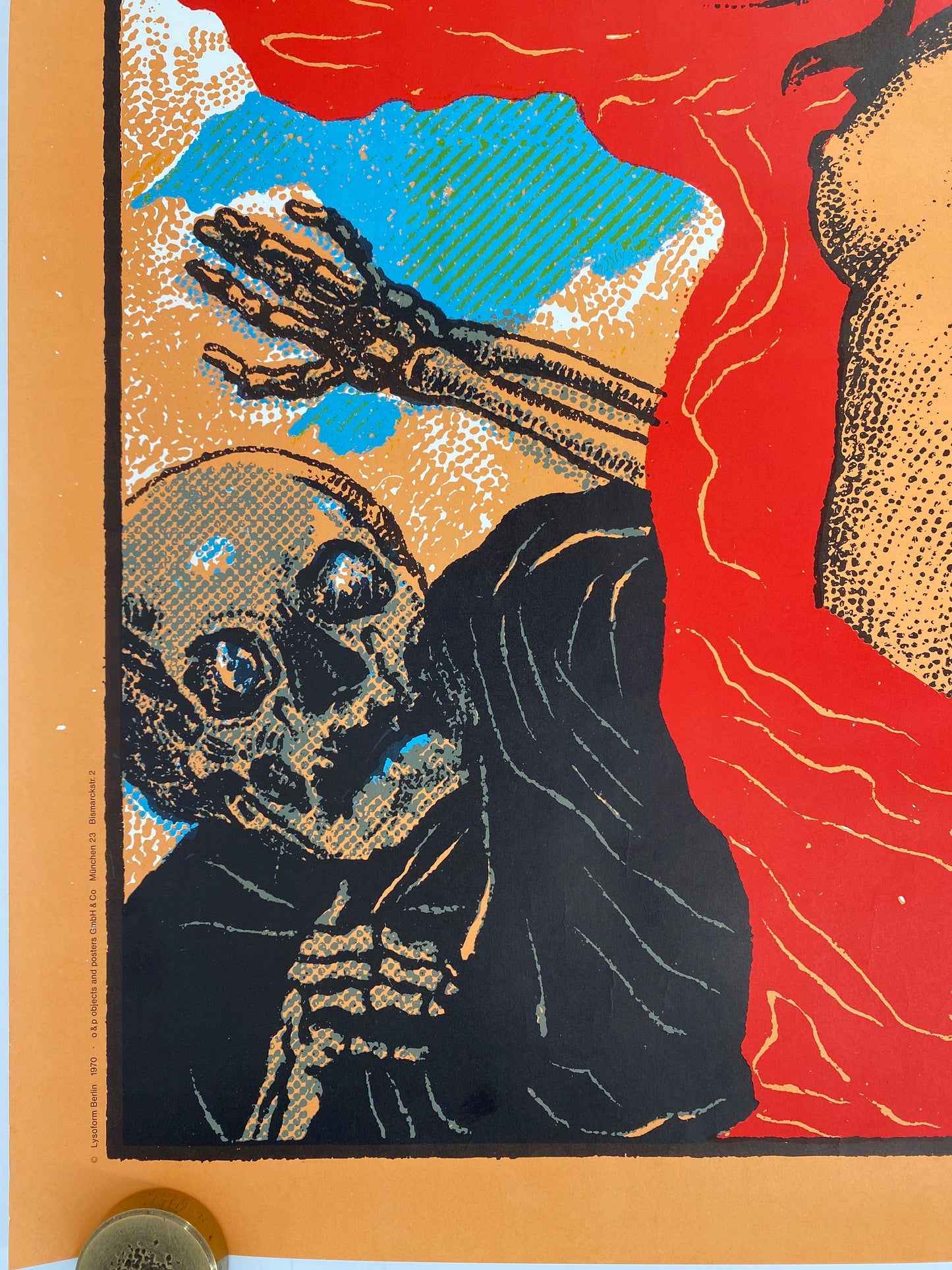 Nachdruck eines historischen Werbeplakats "Lysoform", um 1895/1970