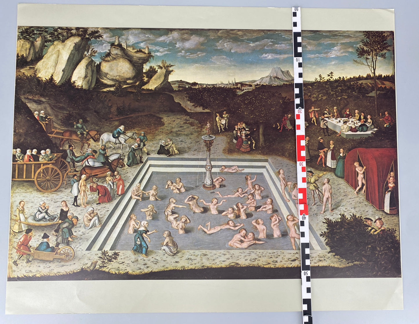 Lucas Cranach DÄ, Der Jungbrunnen. Kunstdruck des Klett Verlages