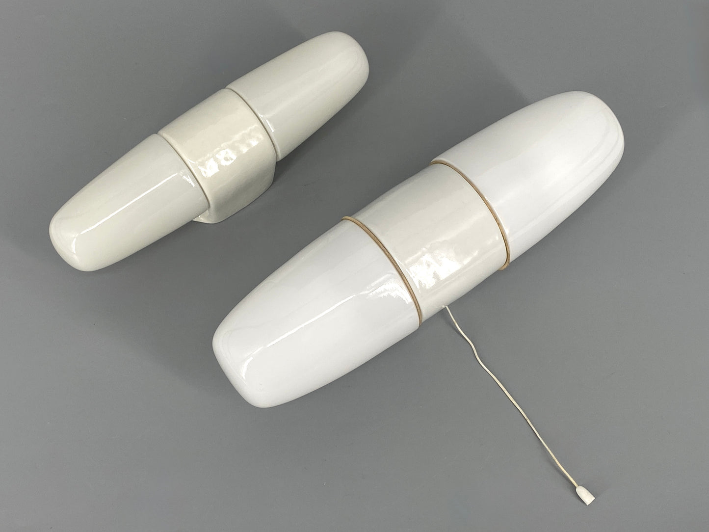 Zeitlose Wandlampe / Spiegellampe "6078Z" von Wilhelm Wagenfeld für Lindner mit Zugschalter, 50er