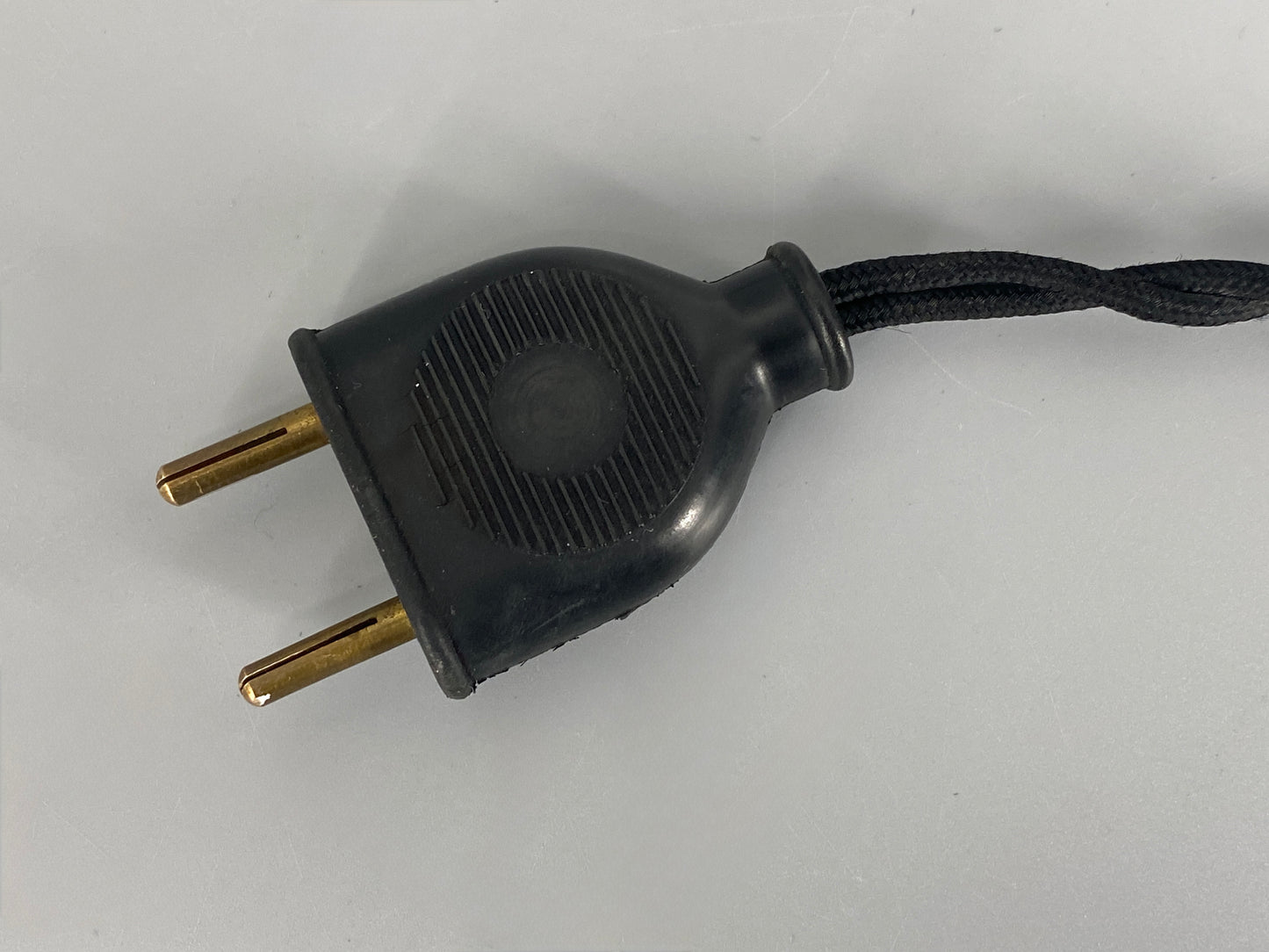 Art deco Bankerlampe, mit Glasschirm, vernickelt, 1920er Jahre