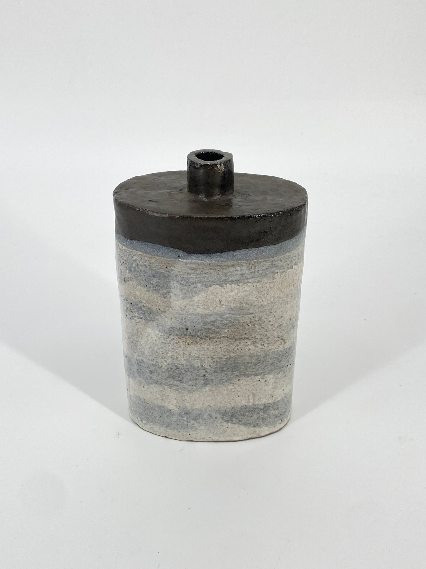 Keramikvase von Gisbert & Barbara Haberland mit Ritzmarke H., Mid Century