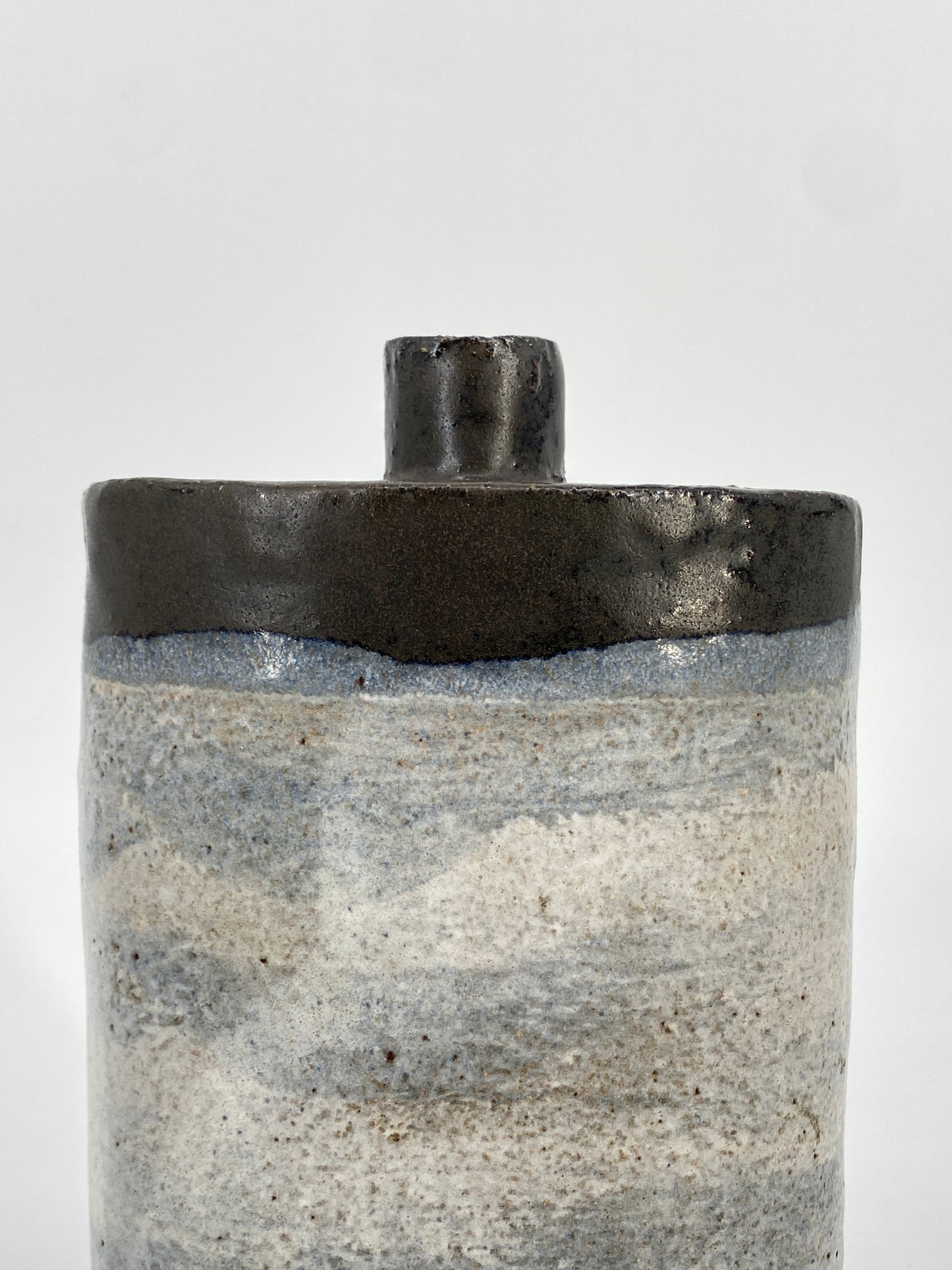 Keramikvase von Gisbert & Barbara Haberland mit Ritzmarke H., Mid Century