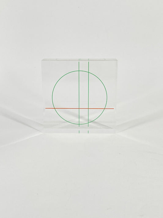 Op Art Plexiglas Kunst Objekt von Friedrich Geiler, 1979