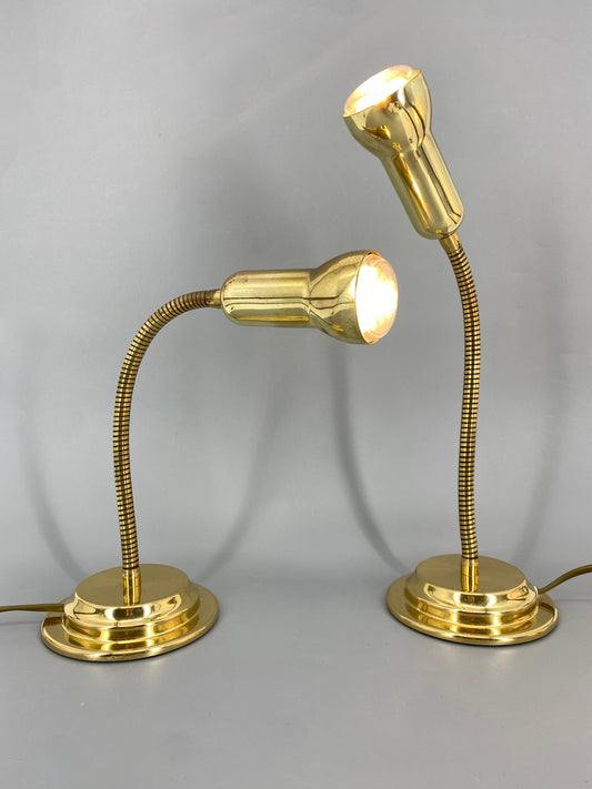 2 Tischlampen von Holtkötter, 70er, Deutschland