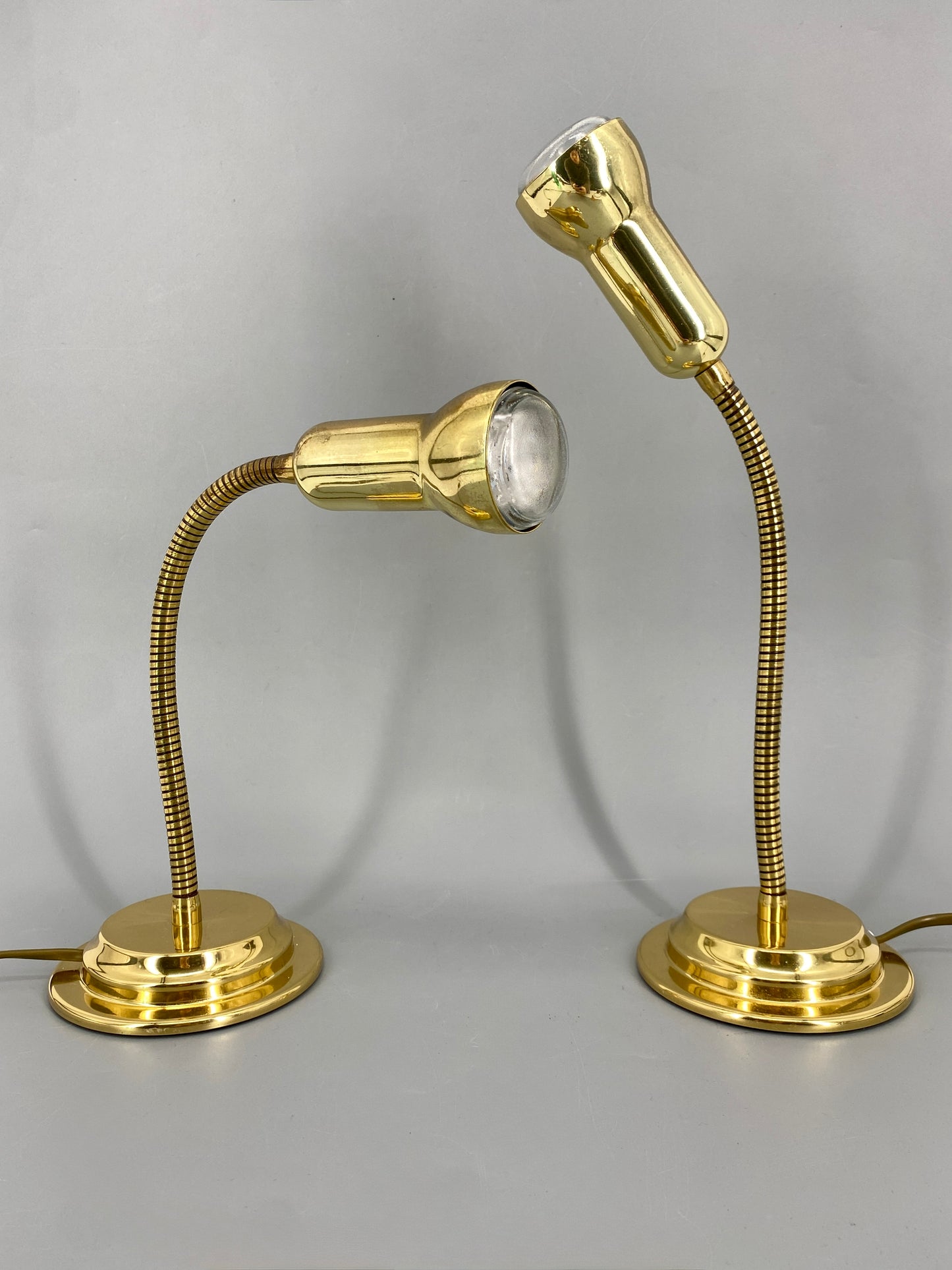 2 Tischlampen von Holtkötter, 70er, Deutschland