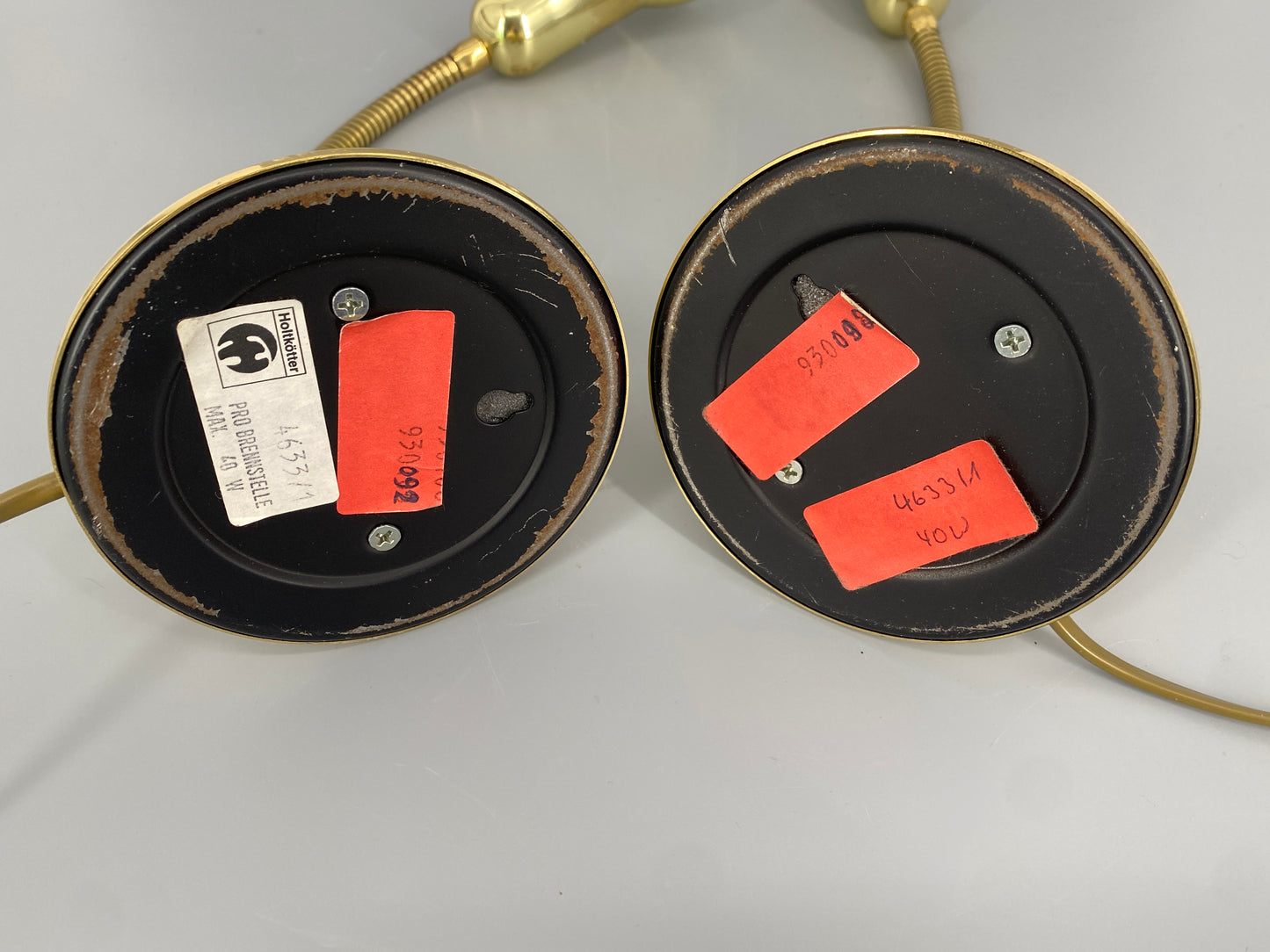 2 Tischlampen von Holtkötter, 70er, Deutschland