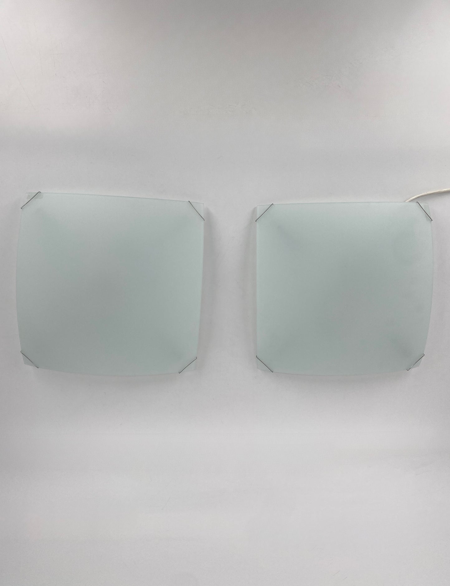 Deckenlampe aus Glas "Quadra Ice" von Proli Diffusion Studio für Vibia