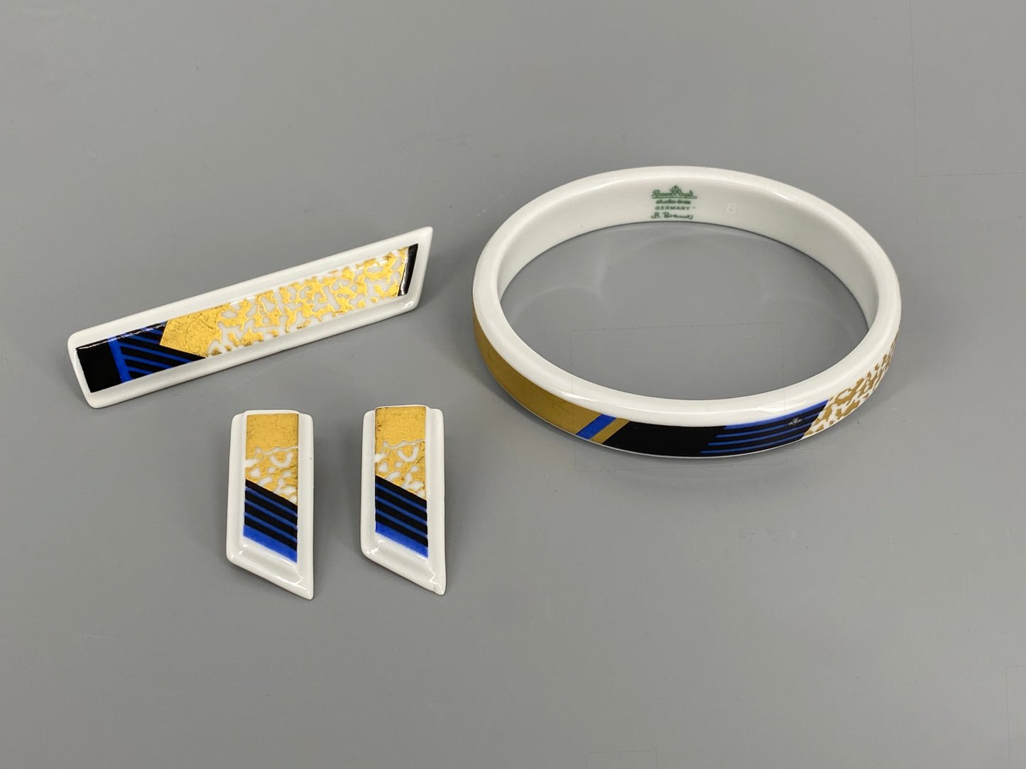 Porzellanschmuck von Barbara Brenner für Rosenthal, Deutschland, 80er