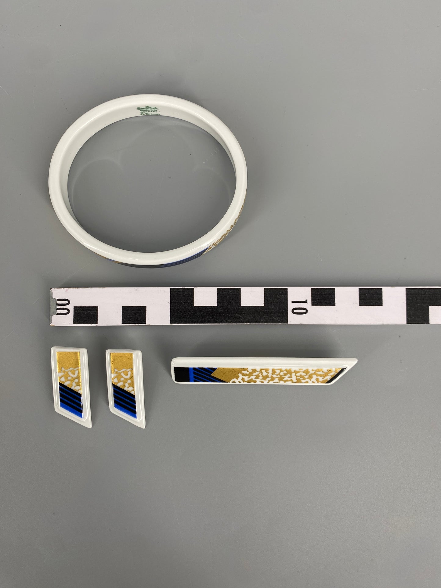 Porzellanschmuck von Barbara Brenner für Rosenthal, Deutschland, 80er