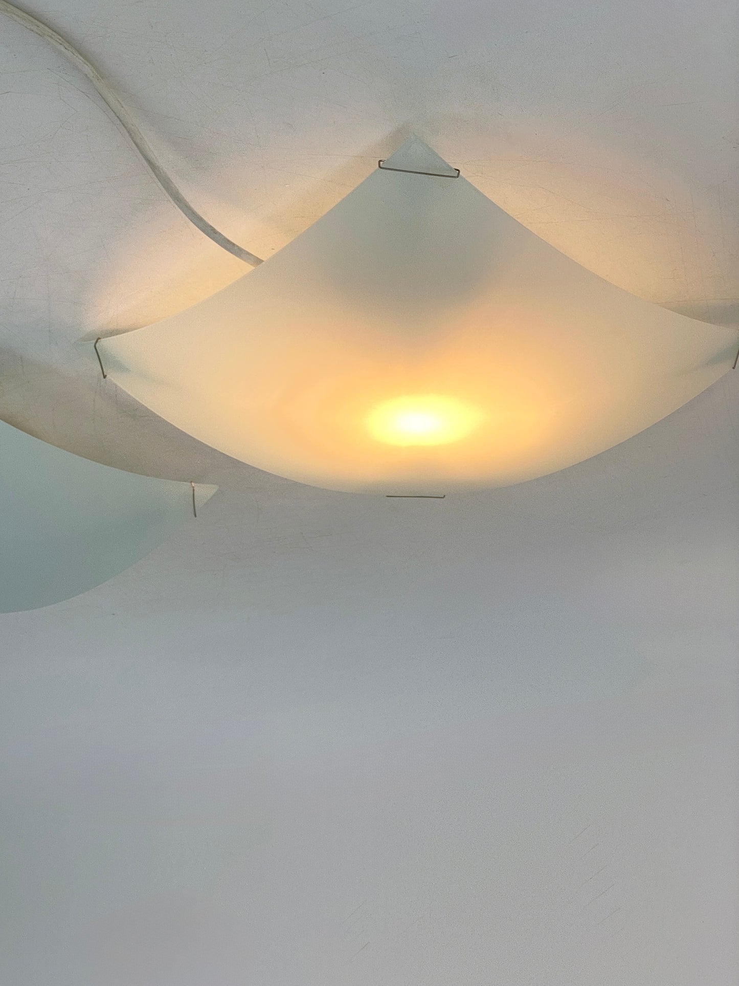 Deckenlampe aus Glas "Quadra Ice" von Proli Diffusion Studio für Vibia